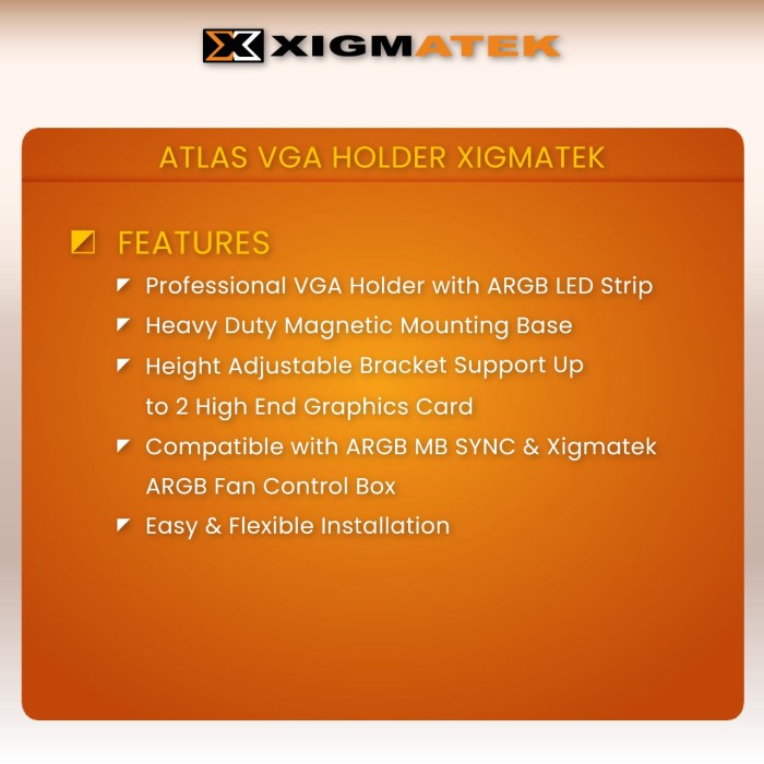 Xigmatek Atlas ARGB VGA Holder