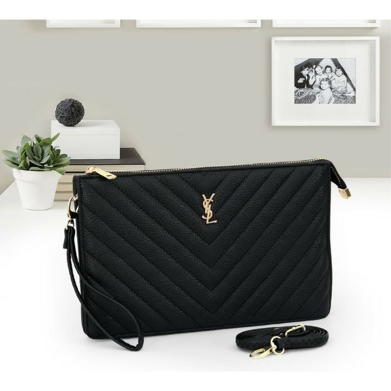 Tas Handbag YSL - Import branded like original/platinum