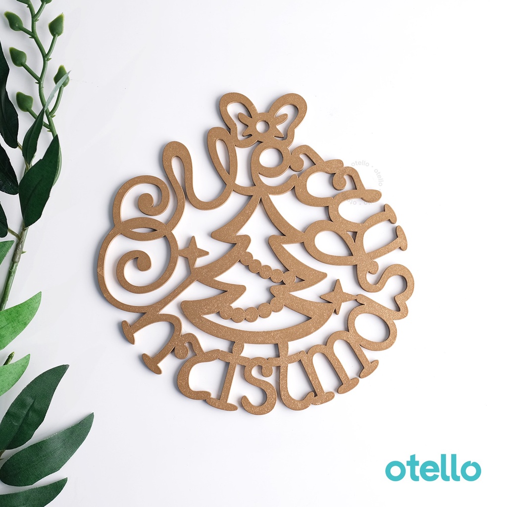 Gantungan Natal Christmas Wreath Dekorasi Dinding Pintu Merry Christmas Hiasan Xmas