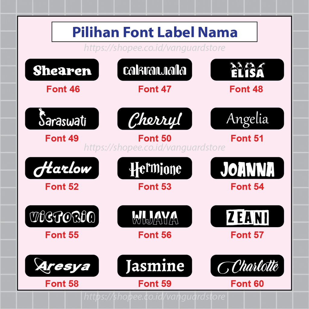 CUSTOM LABEL NAMA SERAGAM SEKOLAH KAOS ANAK STIKER SABLON SETRIKA NAME TAG LAUNDRY PESANTREN