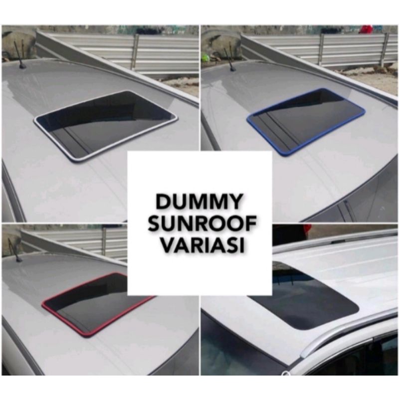 

Dummy Sunroof Hitam Solid + Double Tape Khusus Akrilik