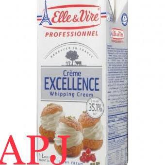 

ELLE VIRE WHIP CREAM WHIPPING CREAM 1ltr TERLARIS TERPERCAYA ORIGINAL