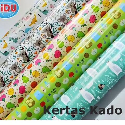 

SNT195 Kertas Kado Glossy SIDU Motif Kartun (50 lembar) |