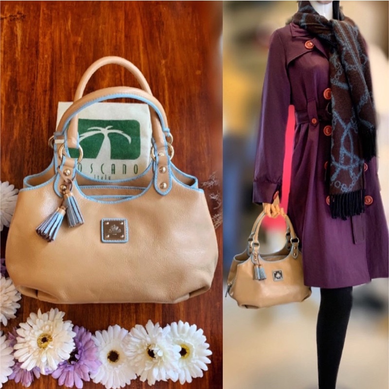 tas toscano italy authentic original ori second bekas PL preloved kulas soft cream
