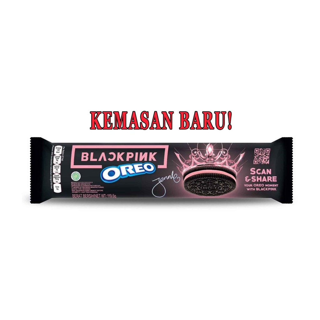 OREO STRAWBERRY CREME 119.6g / BISKUIT
