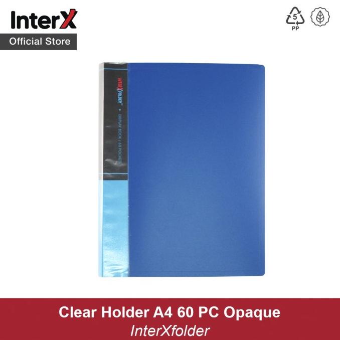 

HOT SALE InterX Clear Holder 60 Pc A4 Opaque