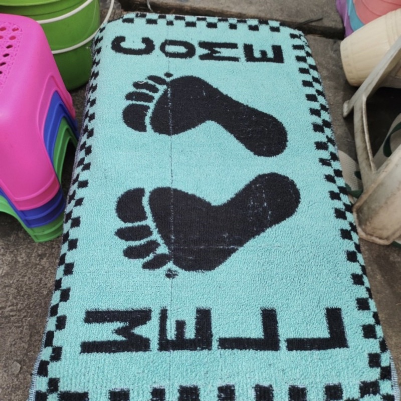 Keset Kain Handuk Motif Karakter / Keset Handuk