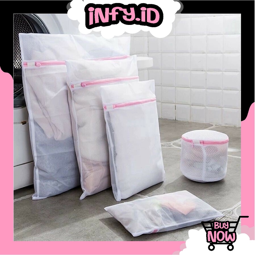 INFY - Jaring Laundry Bag Jaring Baju Kotor Kantong Jaring Bra Laundry Bag Washing bag Jaring R011 R627