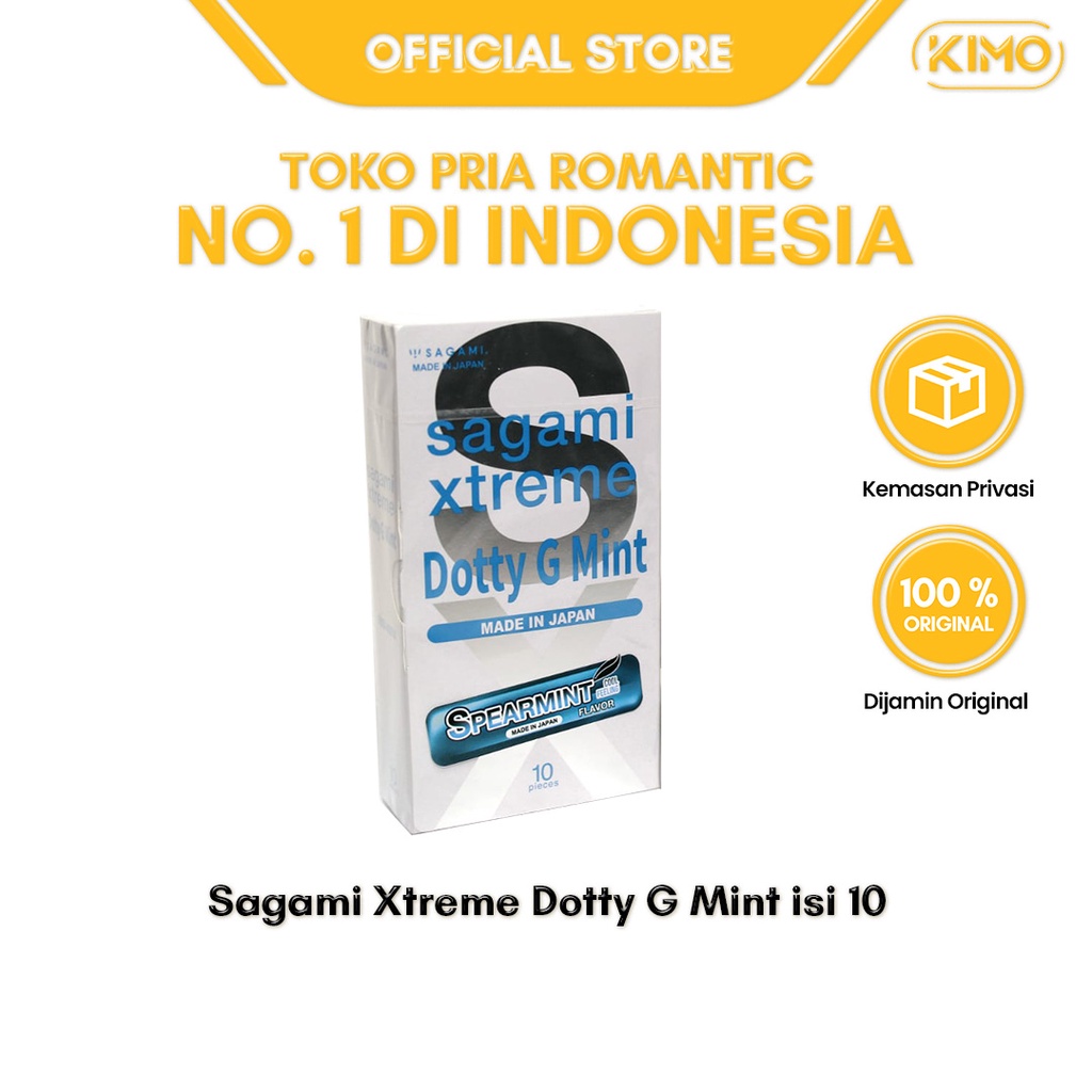 Sagami xtreme dotty g mint - Spearmint - isi 10