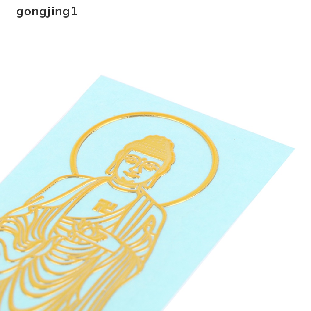 Ggg Thailand Buddha Sembunyikan Wajah Dan Nana Stiker Metal Decal Untuk Hp Mobil Laptop Tablet Skateboard ID