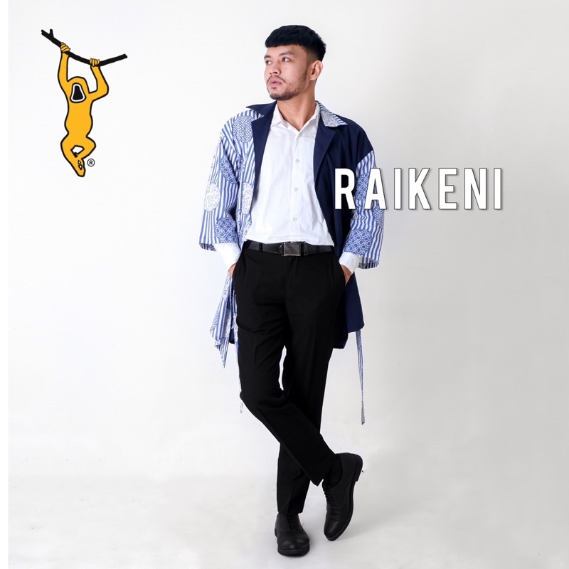 RAIKENI Kimono Designer | Kimono Tradisional | Outer Traditional Pria | Outer Batik Pria | Cardigan Batik Pria