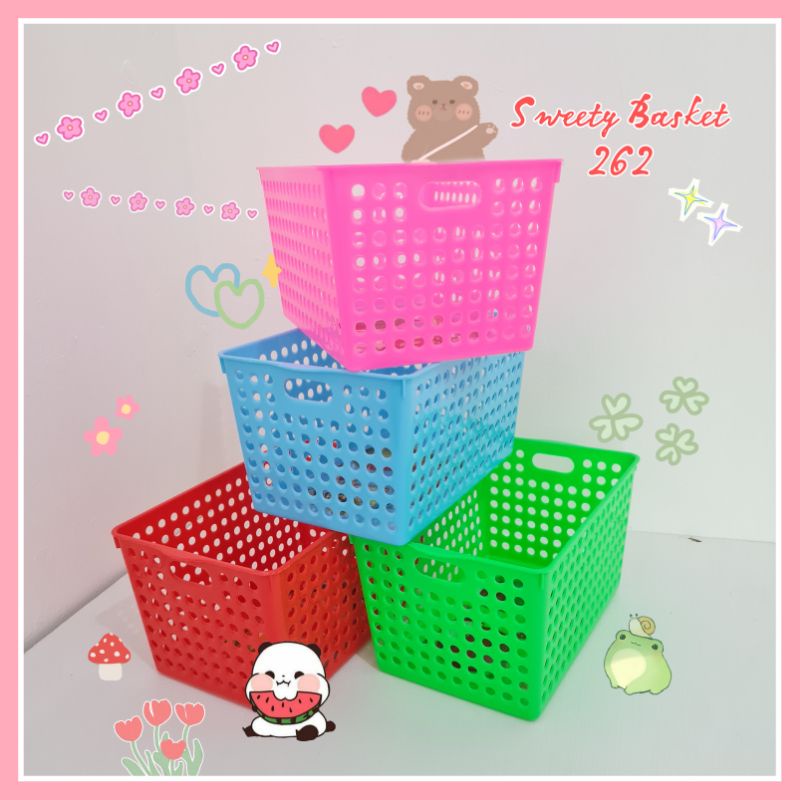 Keranjang Serbaguna SWEETY 262-Besar (1set isi 3pc)