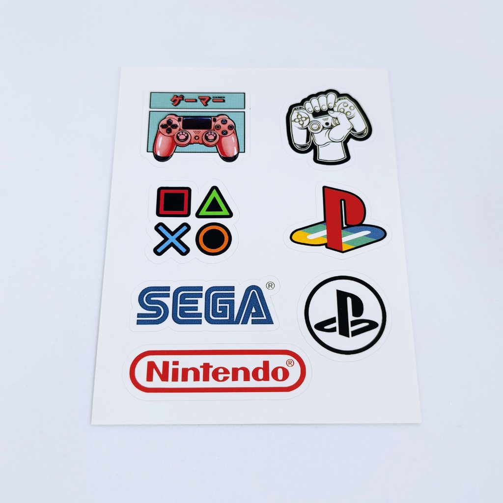 

Sticker Pack Play Station Sega Nintendo Back to 90s