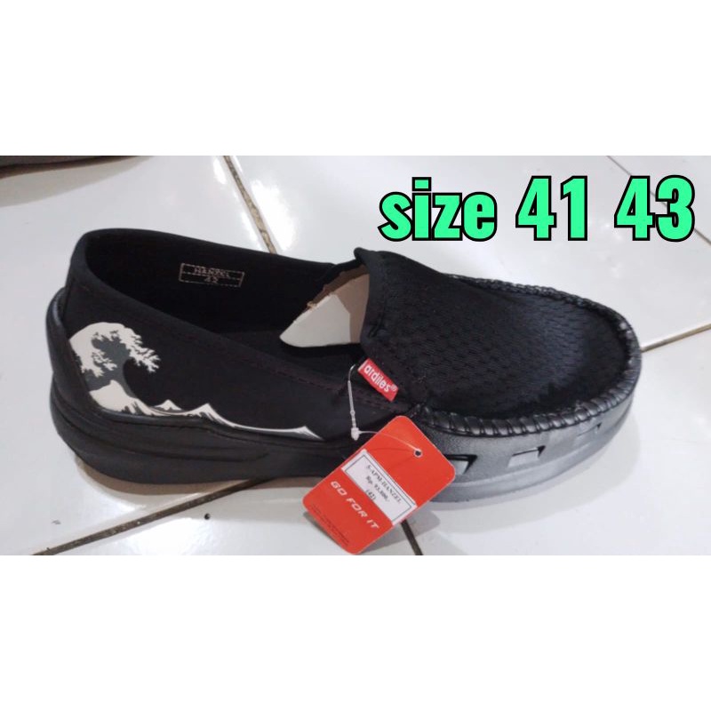 Sepatu Ardiles Slip On Pria Hitam Original Ardiles - Sepatu Ardiles Pria