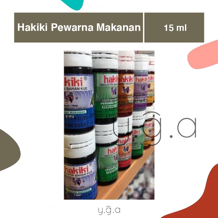 

Hakiki Pewarna Makanan 15ml