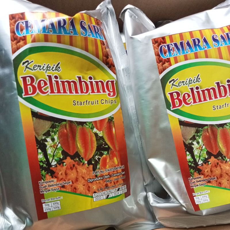 

Keripik Buah Belimbing Kripik Blimbing Khas Blitar Cemara Sari