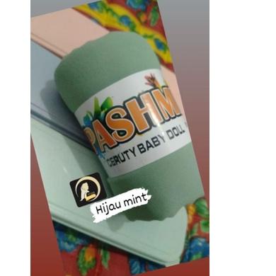 COD✔️Pashmina ceruty babydoll polos warna hijau mint ukuran 175 x 70 by Al Hikam hijab|SQ5