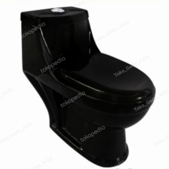 Kloset Closet Duduk Triliun Monoblock Black
