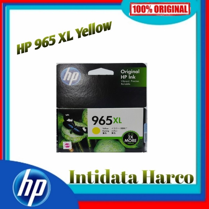 Cartridge Hp 965 Xl Cyan Magenta Yellow ..Jamin Original 100%