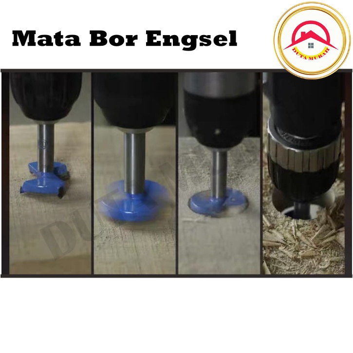 mata bor kunci /mata bor engsel /mata bor  forstener bits kayu 20 mm / 25 mm / 35 mm..