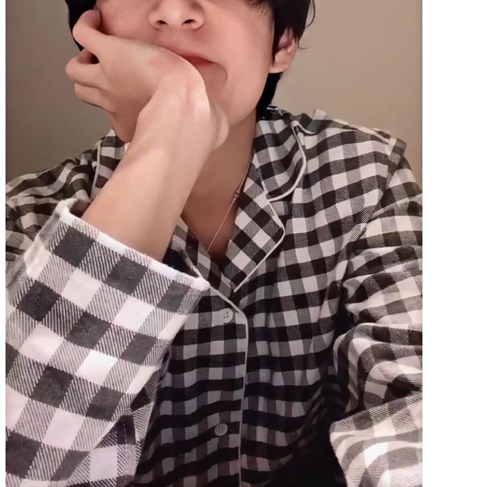 Naiteu Pajamas Piyama Idol KPOP Jaehyun,Kai,V BTS Lengan Pangang Celana Panjang