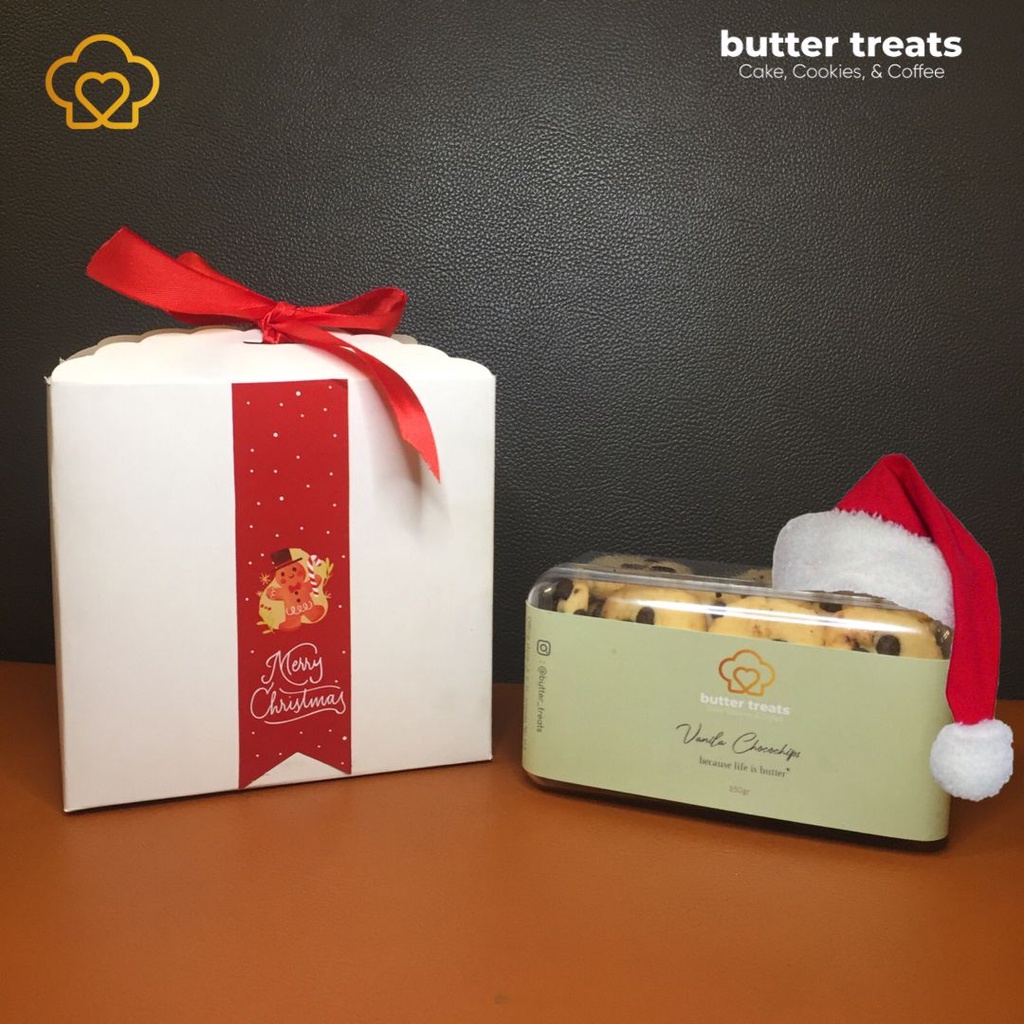 

Hampers Spesial Natal Gable Box - BUTTER TREATS / Cookies Natal / Christmas Gift / Gable Box