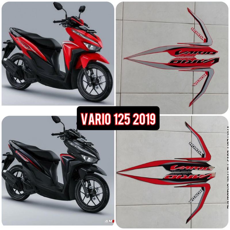 Striping sticker lis body fullset motor VARIO 125 2019 Original