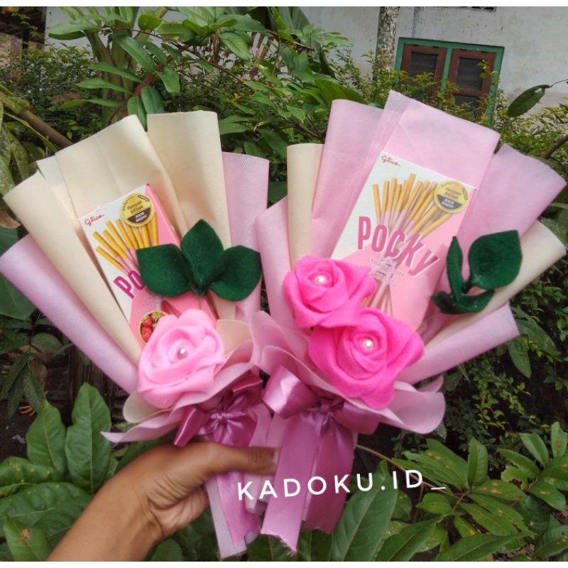 

buket pocky / buket coklat / buket wisuda / buket snack