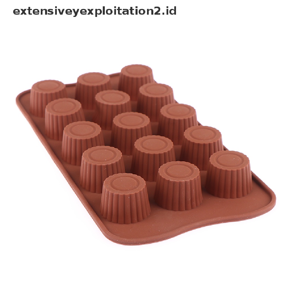{NEW} Cetakan Silikon Rongga 15cetakan Coklat Alat Dekorag Kue Aksesoris Dapur.