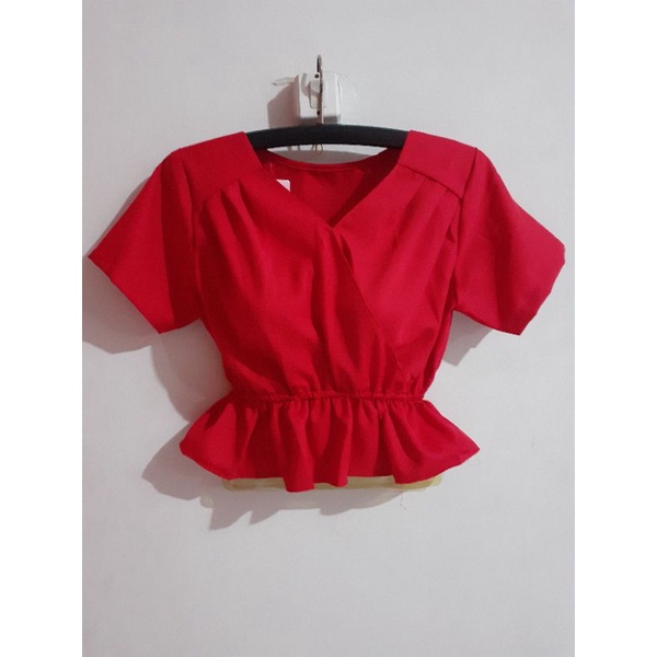 Atasan Merah baju atasan wanita