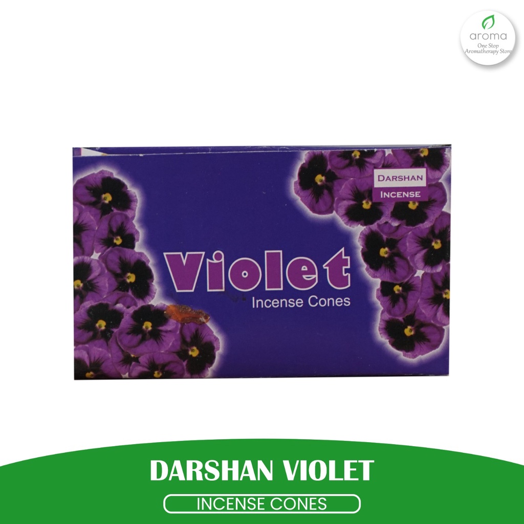 Dupa India (Aromaterapi) Cones - Darshan Violet