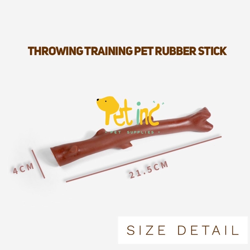 Throwing training pet stick