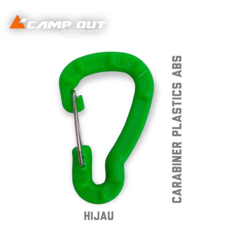 Carabiner Gantungan - Pengait Tenda Flysheet shelter Emergency - Carabiner Accessories ABS - Gantungan serbaguna - Karabiner Snap Clip