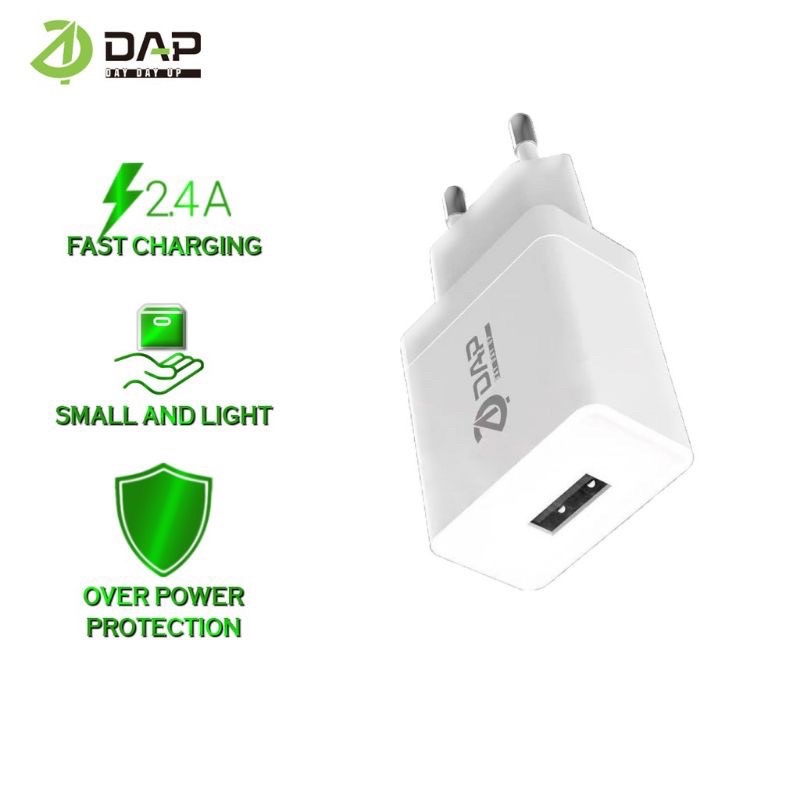 DAP Adaptor Charging Usb Charger 2.4A D-AT5