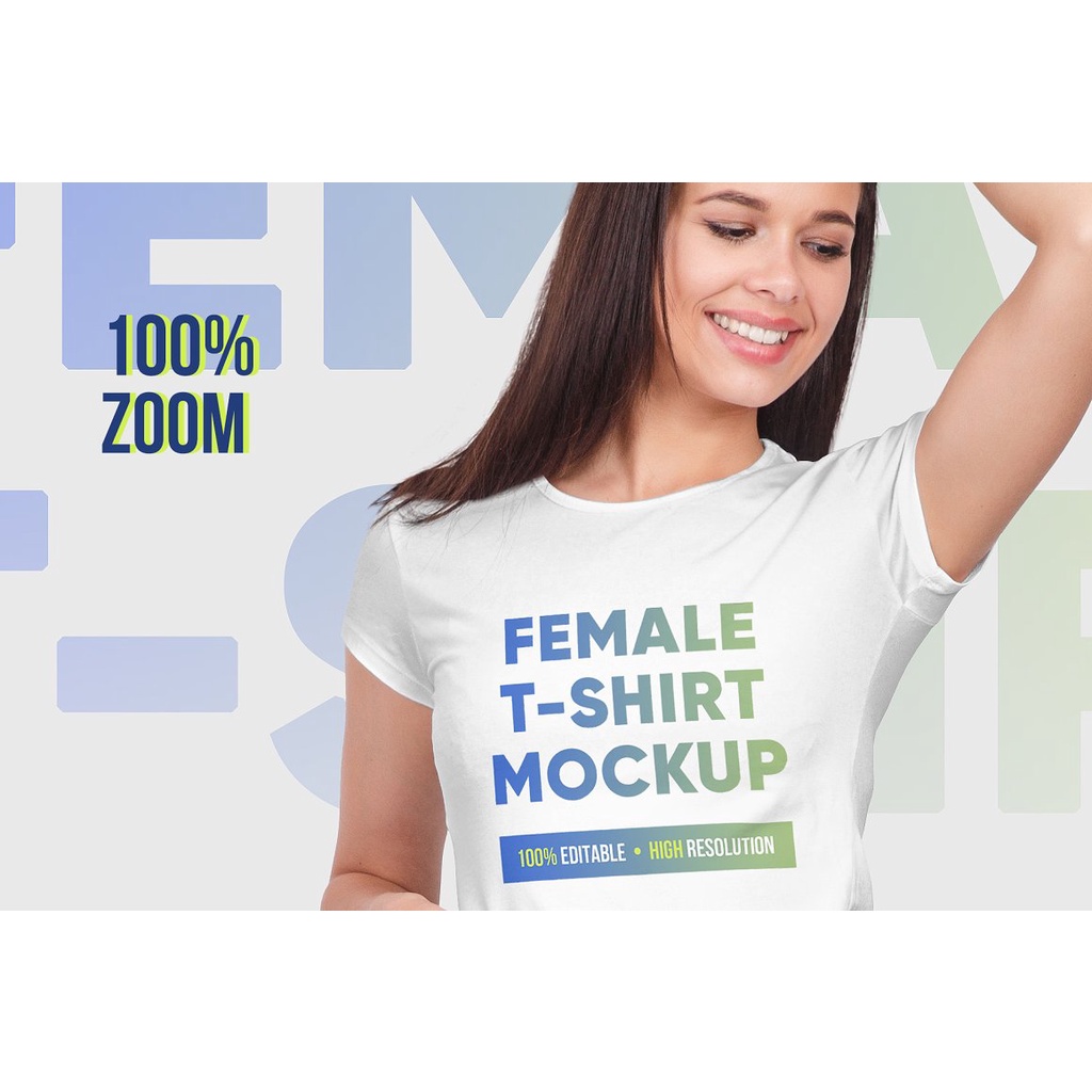 Female T-Shirt Mockups Vol 5 Part 1