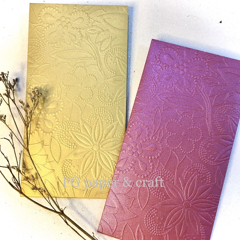 

Amplop Uang 5pcs Angpau Flower Emboss by FGpaper