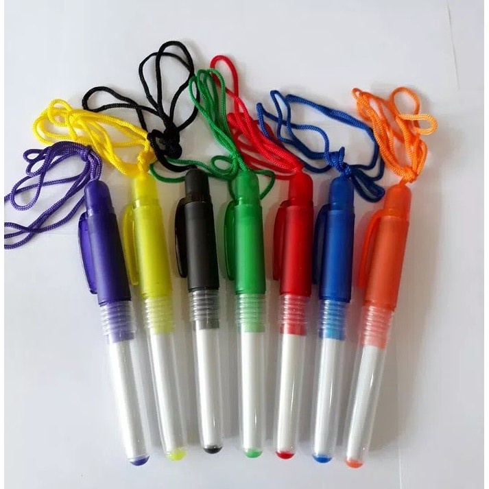 

Pulpen Souvenir Polos Promosi Warna + Tali
