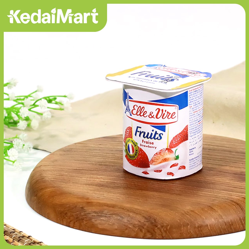 

Elle & Vire Dessert Lacte Strawberry 125 Gram