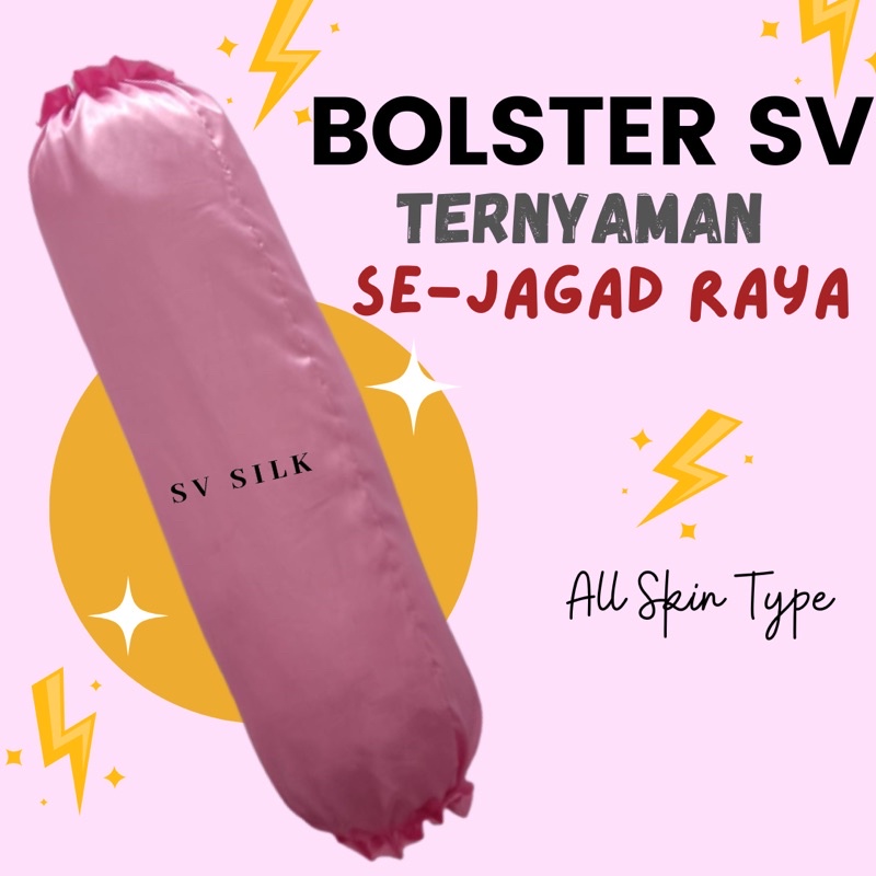 SV sarung Guling silk satin SUPER NYAMAN | sarung guling satin | sarung guling silk | bolster silk | bolster case satin | sarung bolster aesthetic