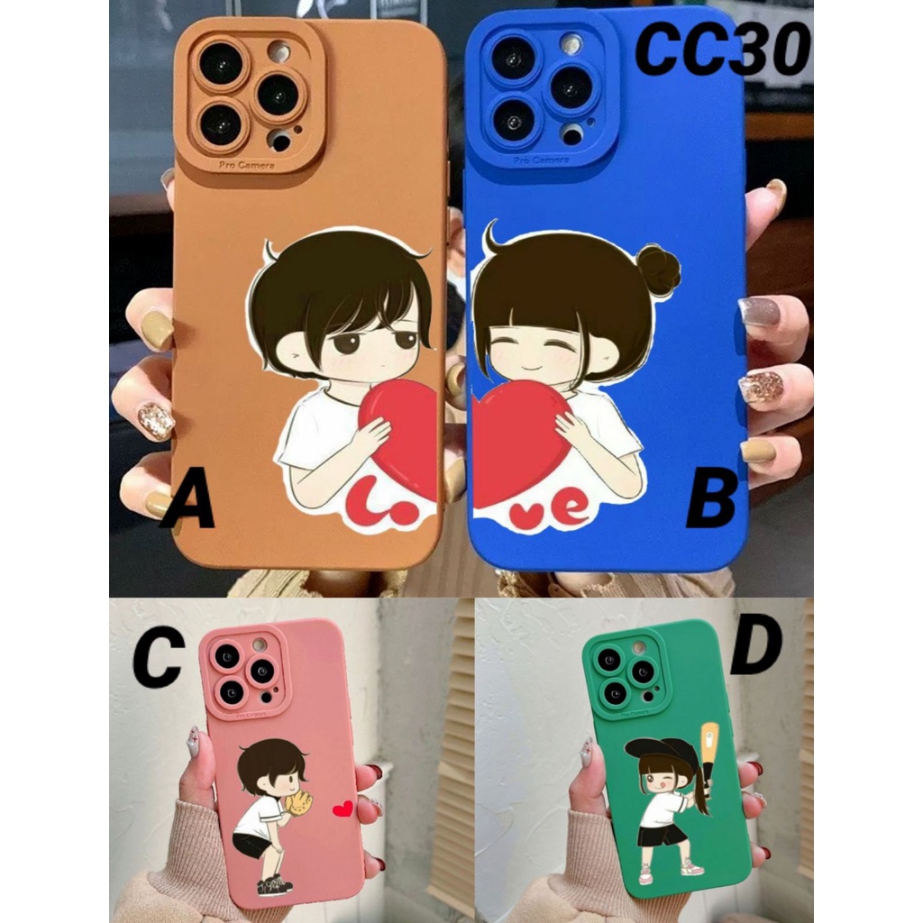 Softcase Motif CC30 for Iphone 6 6s 6+ 6s+ 7 8 X Xs Xr Max 11 12 13 Pro Max 14+ Plus and Infinix Hot 9 10 11 11s NFC 12 12i Play Note 8 12 Pro 5G Smart 5 6 6+