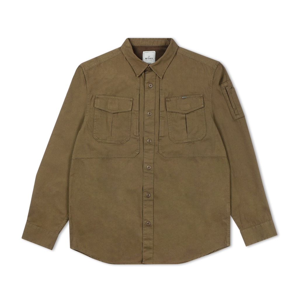 MGee Kemeja Outdoor Pria Lengan Panjang Mgee GORDON C060 OLIVE