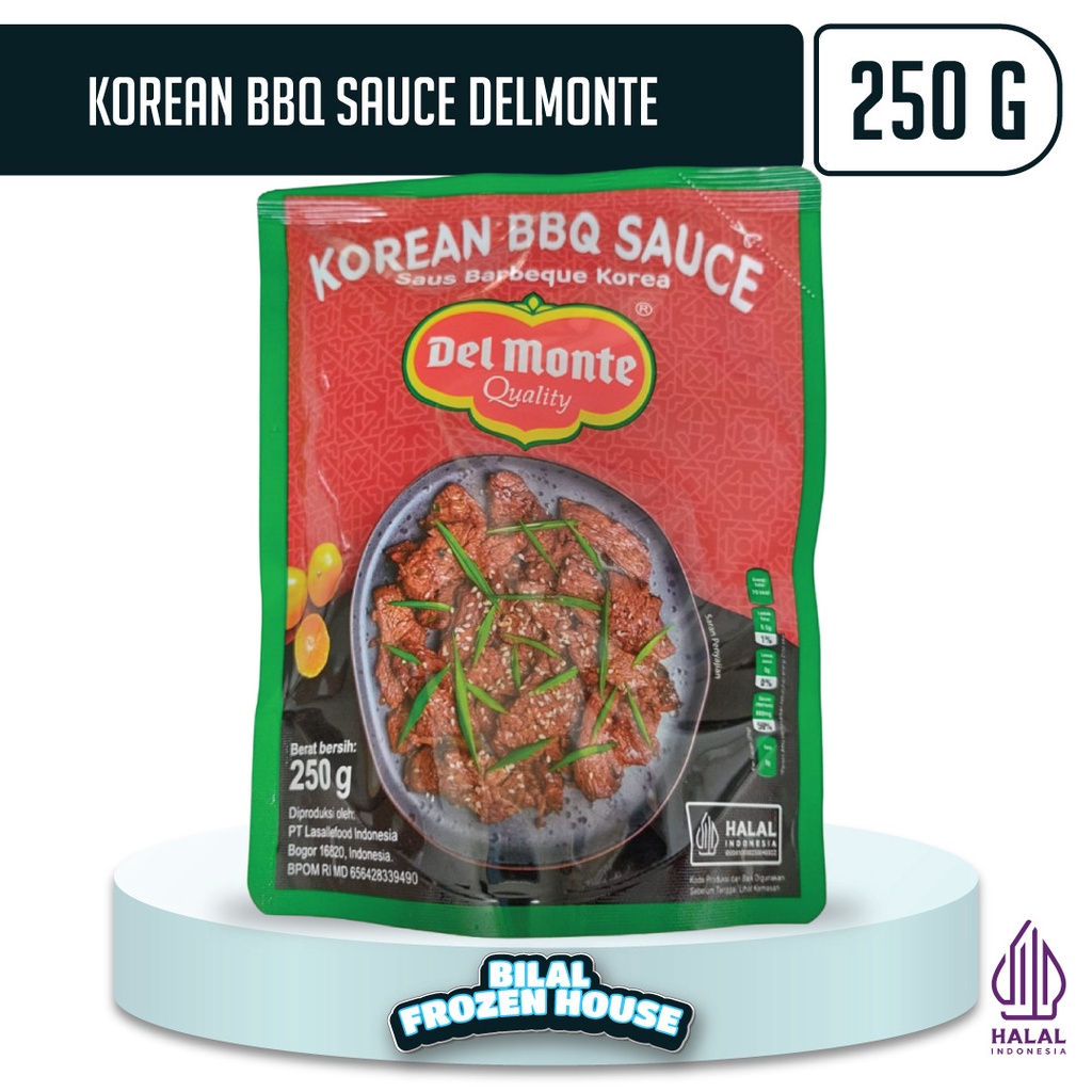 

Delmonte Korean BBQ Sauce 250gr - Saus Barbeque Korea