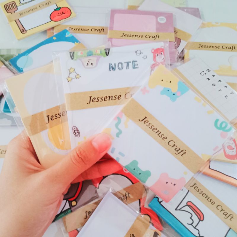 

Memopad Lucu isi 30 lembar Journal Planner (No Glue)