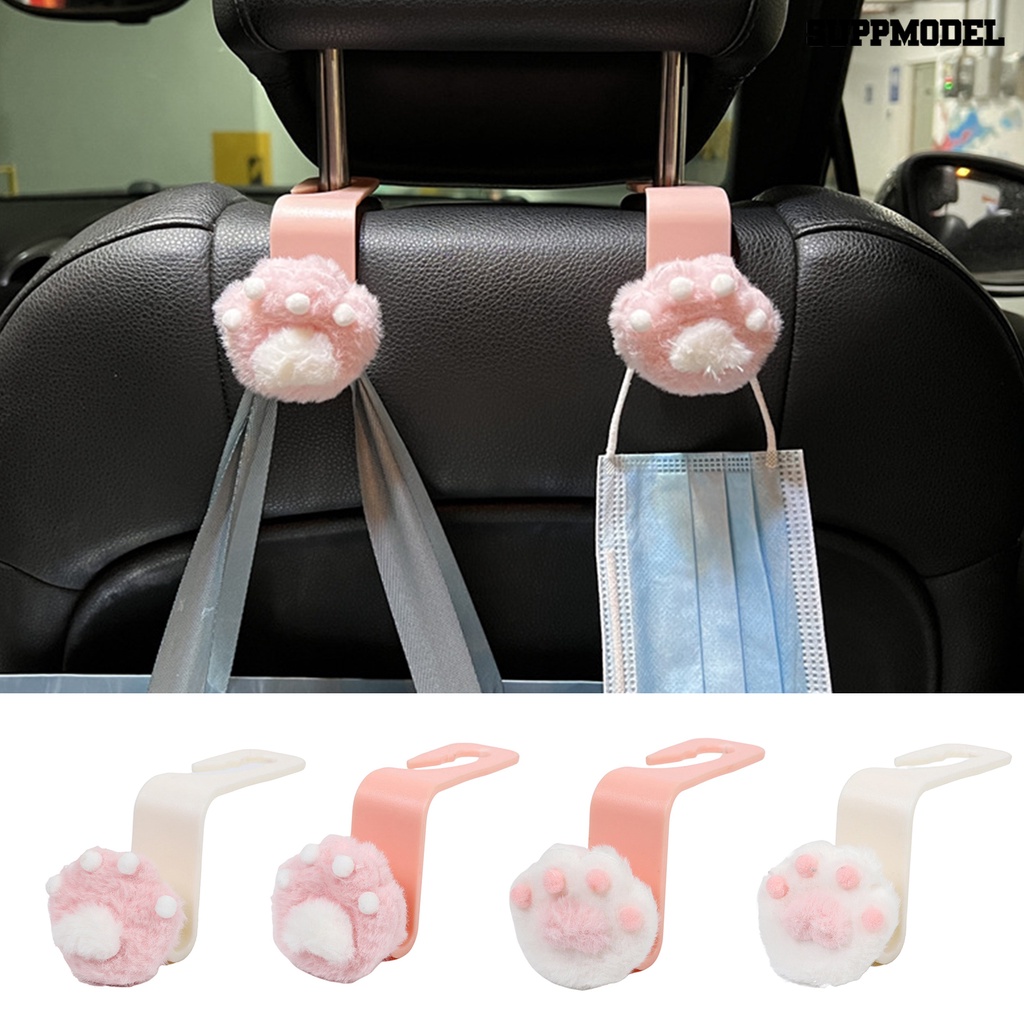 [Auto] Pengait Belakang Kursi Multifungsi Bebas Pukulan Mewah Kaki Kucing Headrest Mount Hook Aksesoris Interior Mobil