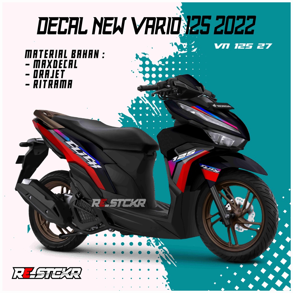 Decal new vario 125 2022 vario click vario 125 new