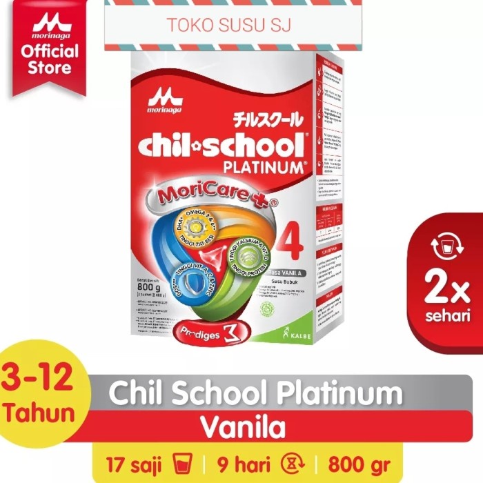 

(BISA COD ) CHILSCHOOL PLATINUM VANILA 800 GR / chil school platinum vanila 800 gr