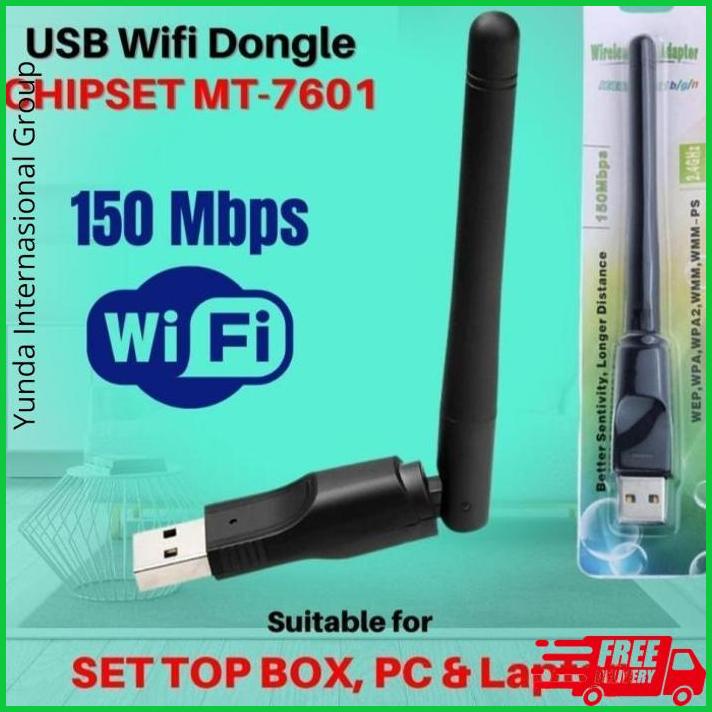 Dongle Wifi Usb Mt7601 Untuk Stb Set Top Box Dvb T2 Laptob Stb Pc Terbaik Dikelasnya