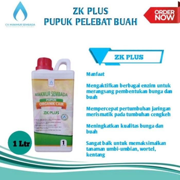 pupuk organik cair pupuk POC zk plus 1 liter pupuk buah pupuk tanaman