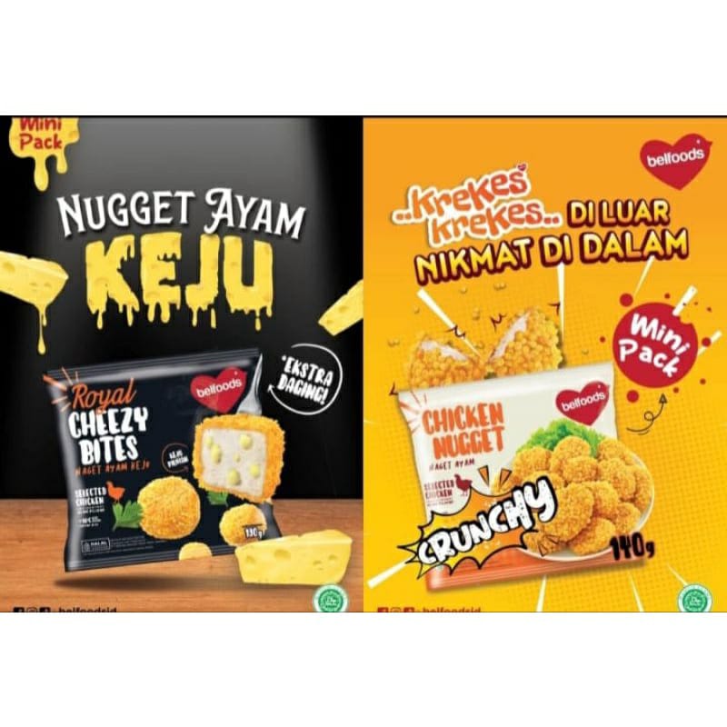 

BELFOODS NUGGET AYAM KEJU & BELFOODS CHRUNCHY