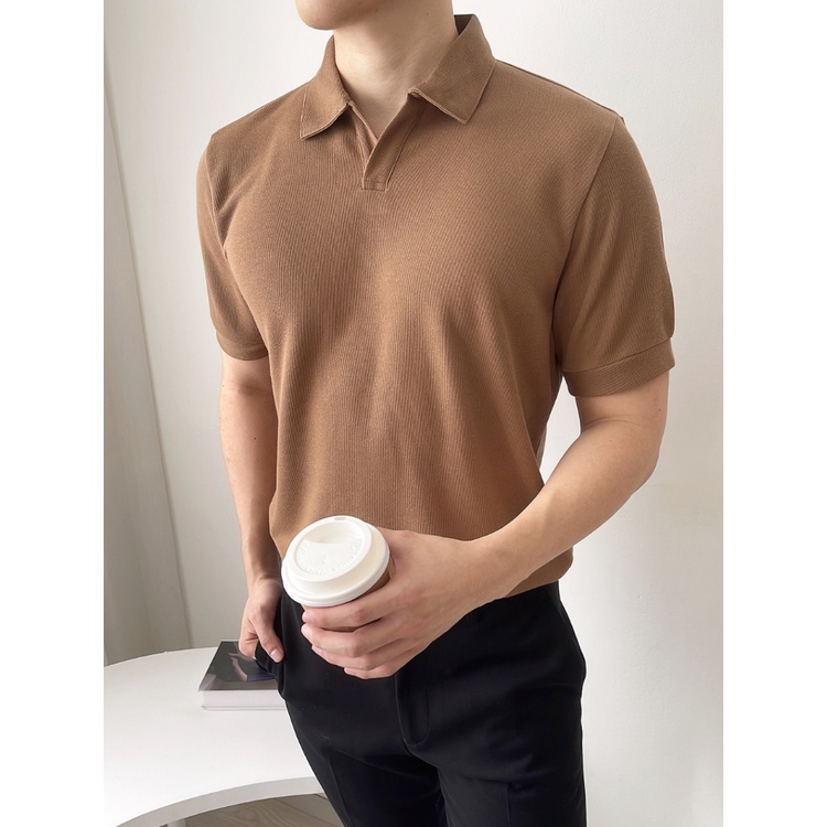 Kadaka MT-0167 Polo Shirt Basic Pria Cotton Stretch